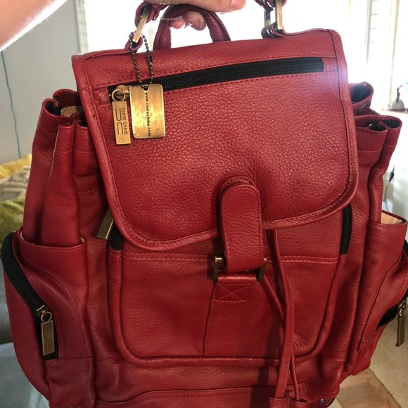 Claire Chase Travel Rose Red Backpack - Picture 2 of 6